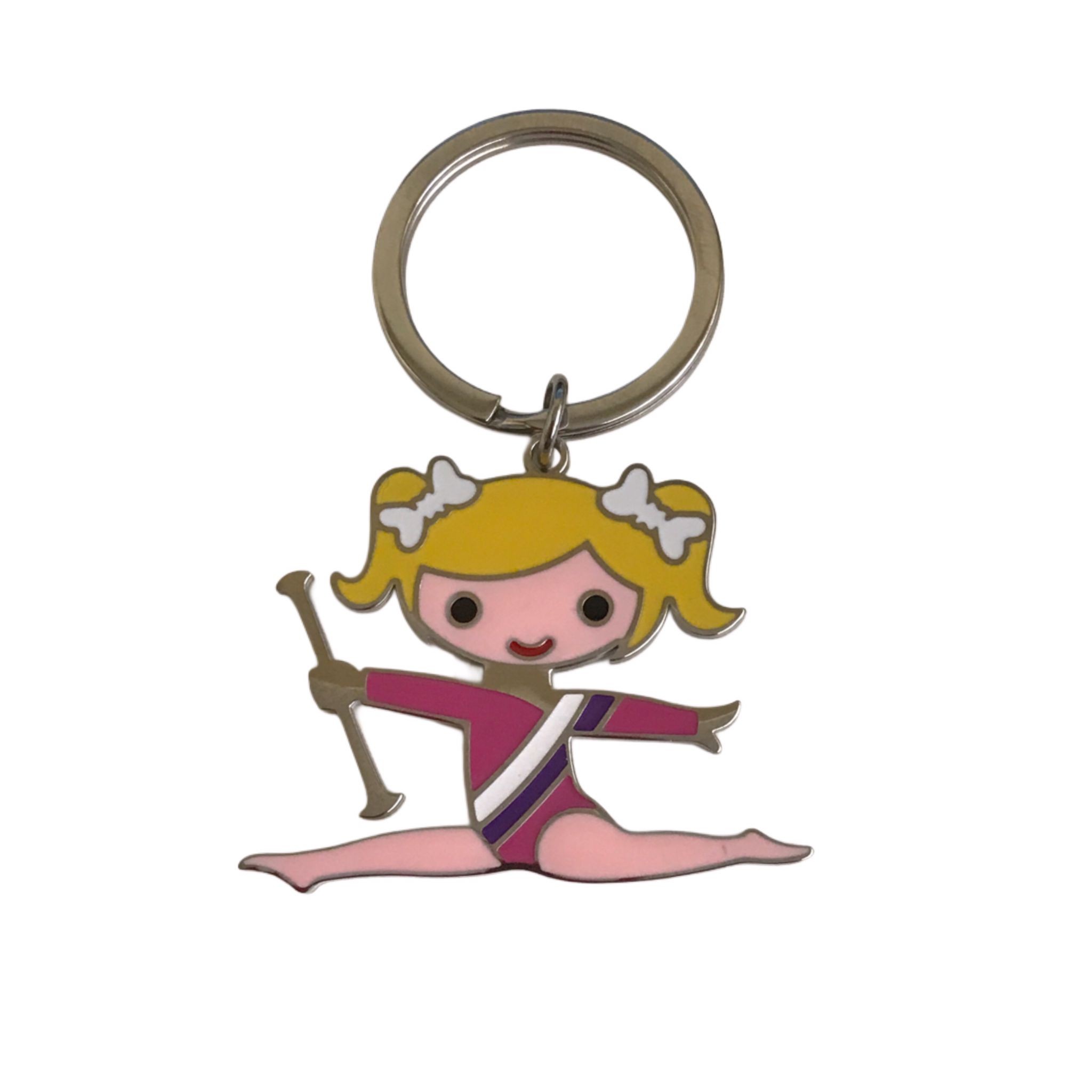 Pendentif - porte-clés Twirler acier inoxydable